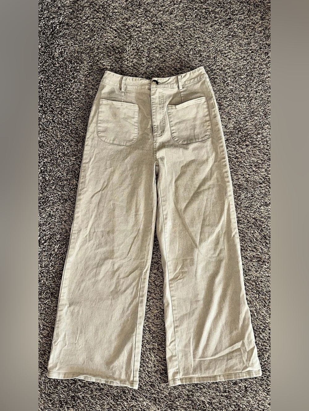 Entro Wide Leg Pants in White Size Small Like New - Picture 2 of 5